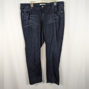Torrid Boyfriend Jeans Dark Wash Straight Leg Casual Womens Plus Size 16